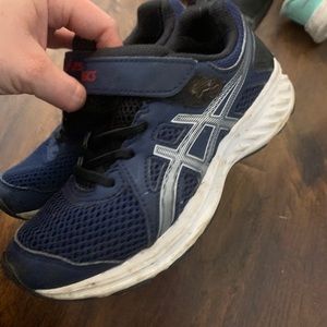 Boys size 1 ASICS shoes